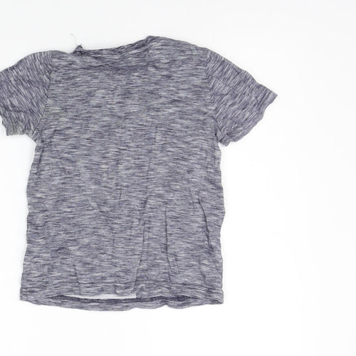 Nutmeg Boys Grey   Basic T-Shirt Size 4-5 Years  - washable mark dinosaur
