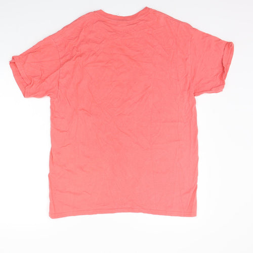 Gildan Womens Pink   Basic T-Shirt Size L