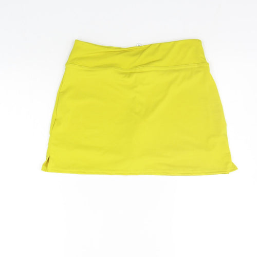Slazenger Girls Yellow   A-Line Skirt Size 13 Years