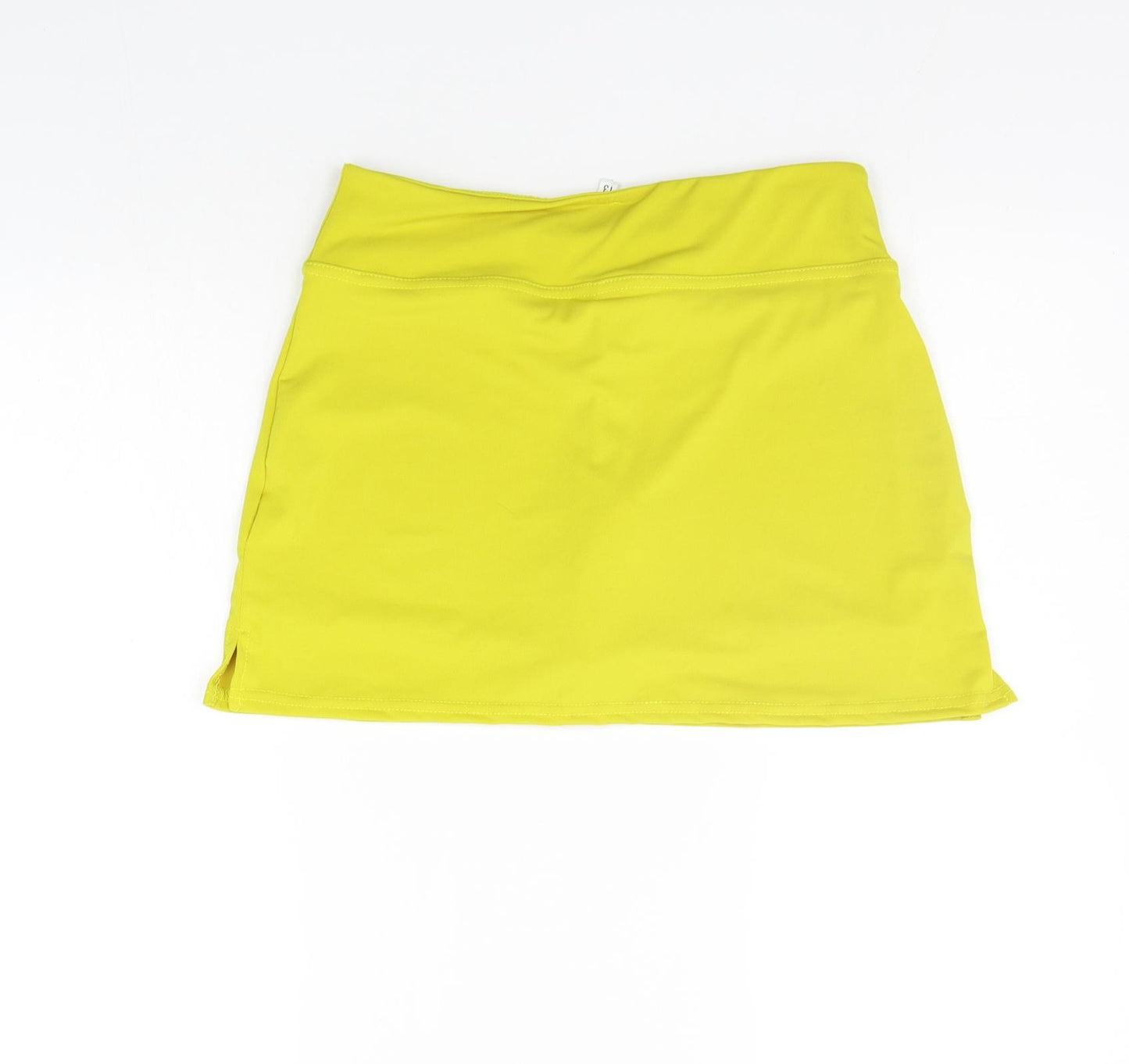 Slazenger Girls Yellow   A-Line Skirt Size 13 Years