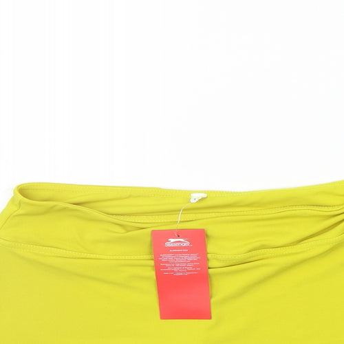 Slazenger Girls Yellow   A-Line Skirt Size 13 Years