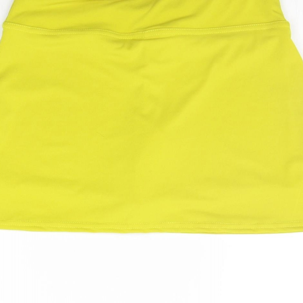 Slazenger Girls Yellow   A-Line Skirt Size 13 Years