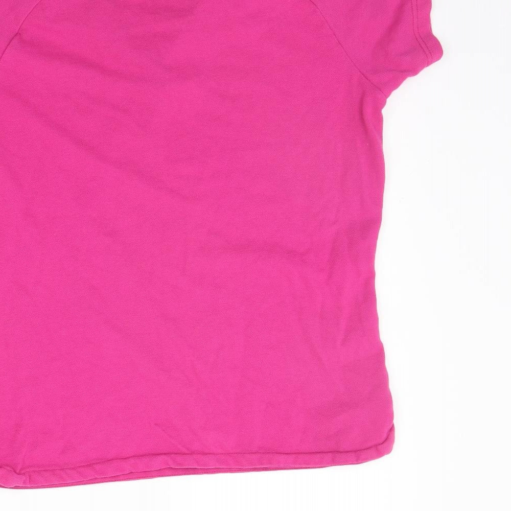Lonsdale Womens Pink   Basic Polo Size 14