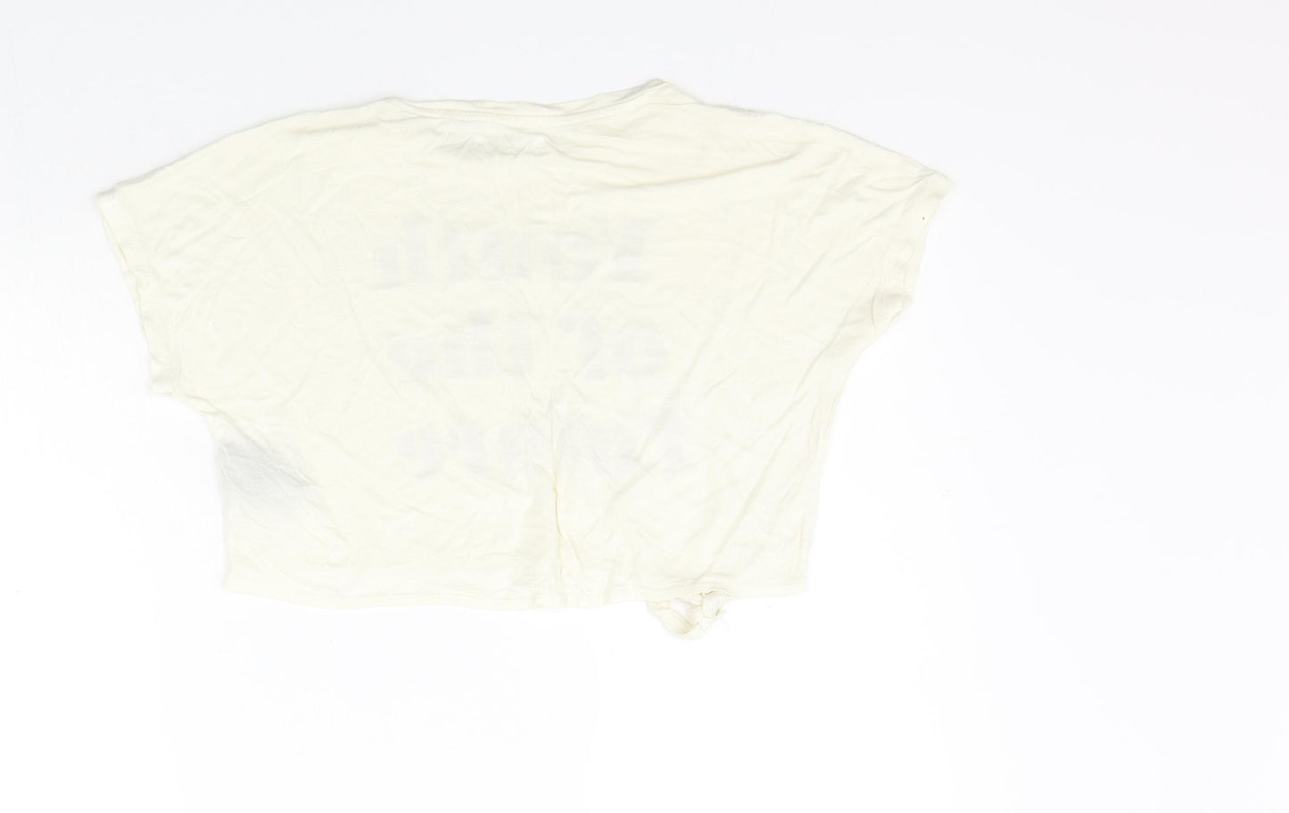 H&M Girls White   Basic T-Shirt Size 9-10 Years