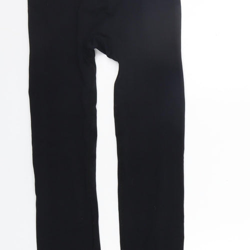 WORKOUT Womens Black   Trousers  Size 6 L20 in - Elastic Waist Band