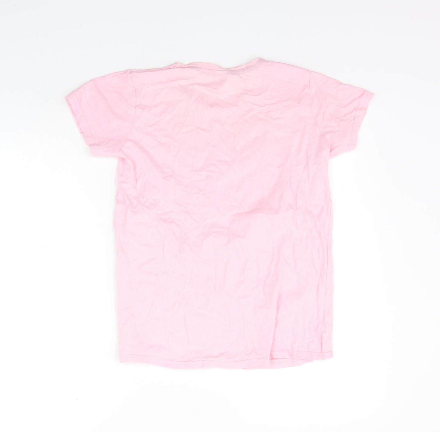 Preworn Girls Pink   Basic T-Shirt Size 12-13 Years