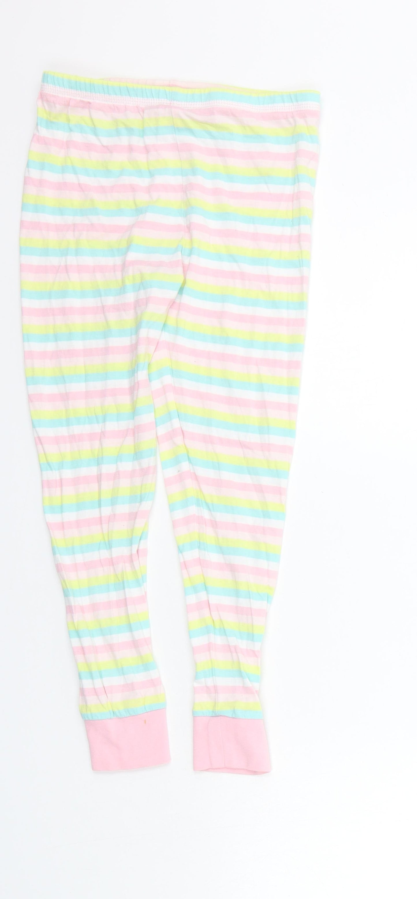 George Girls Multicoloured Striped  Jegging Trousers Size 6-7 Years - Elastic Waist Band
