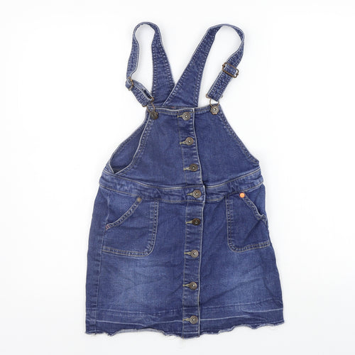NEXT Girls Blue   Dungaree One-Piece Size 10 Years