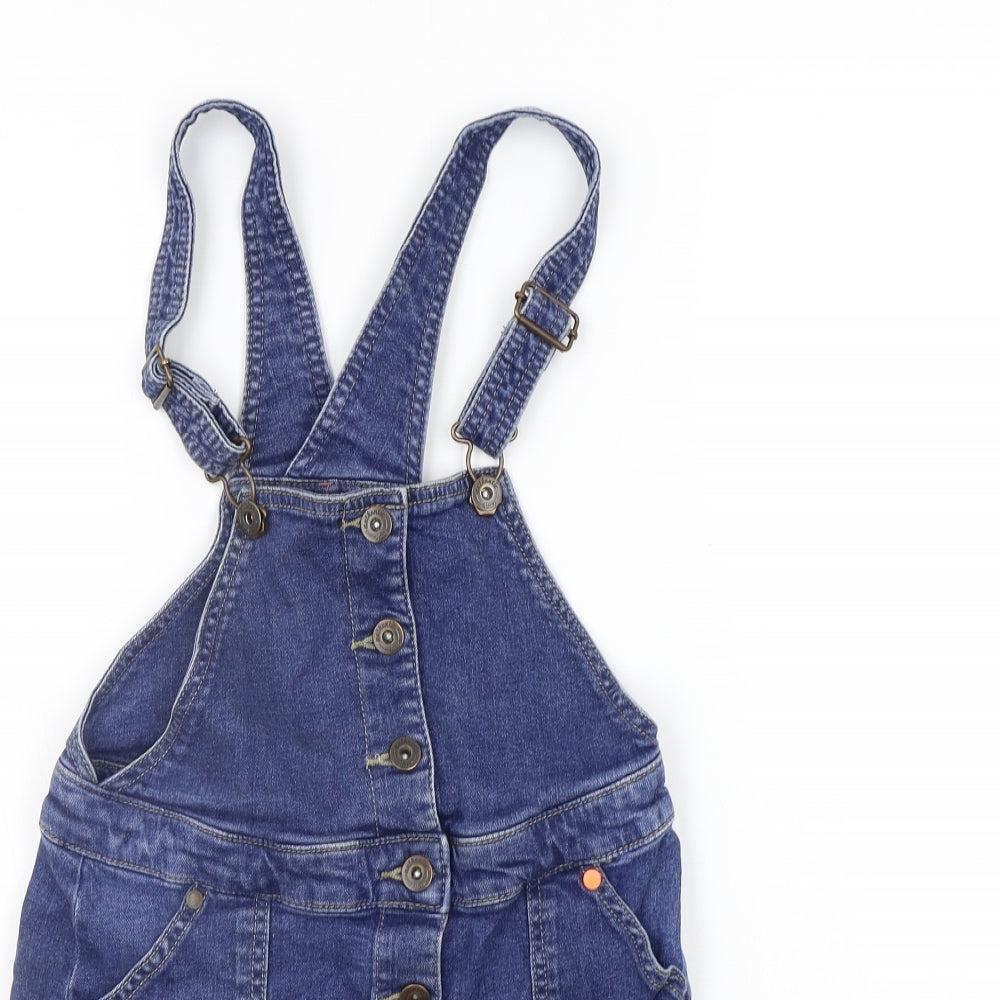 NEXT Girls Blue   Dungaree One-Piece Size 10 Years