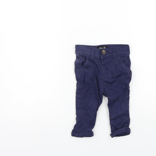 deniem co Boys Blue   Jogger Trousers Size 6-9 Months