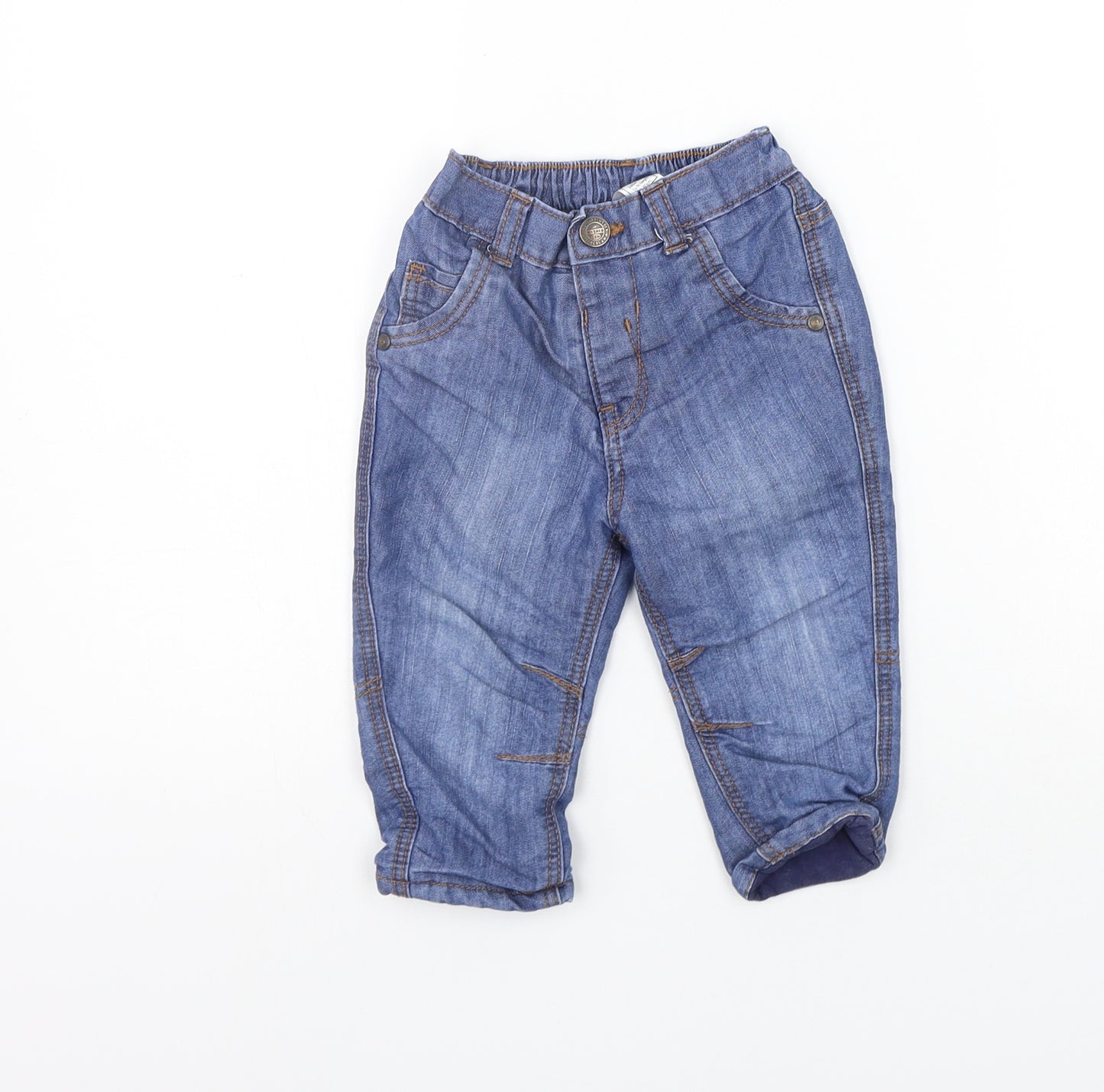 George Girls Blue   Jogger Jeans Size 9-12 Months
