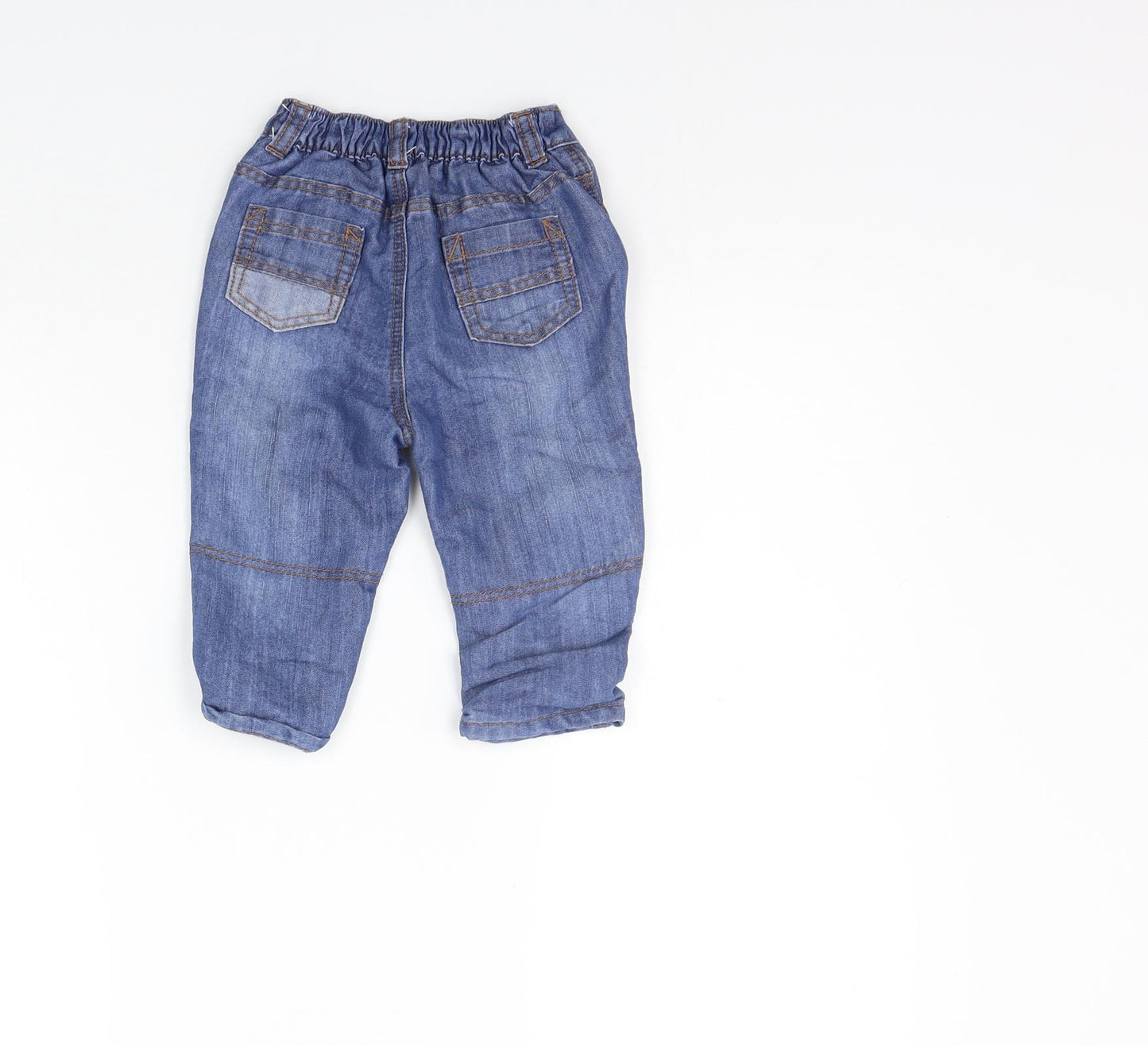 George Girls Blue   Jogger Jeans Size 9-12 Months