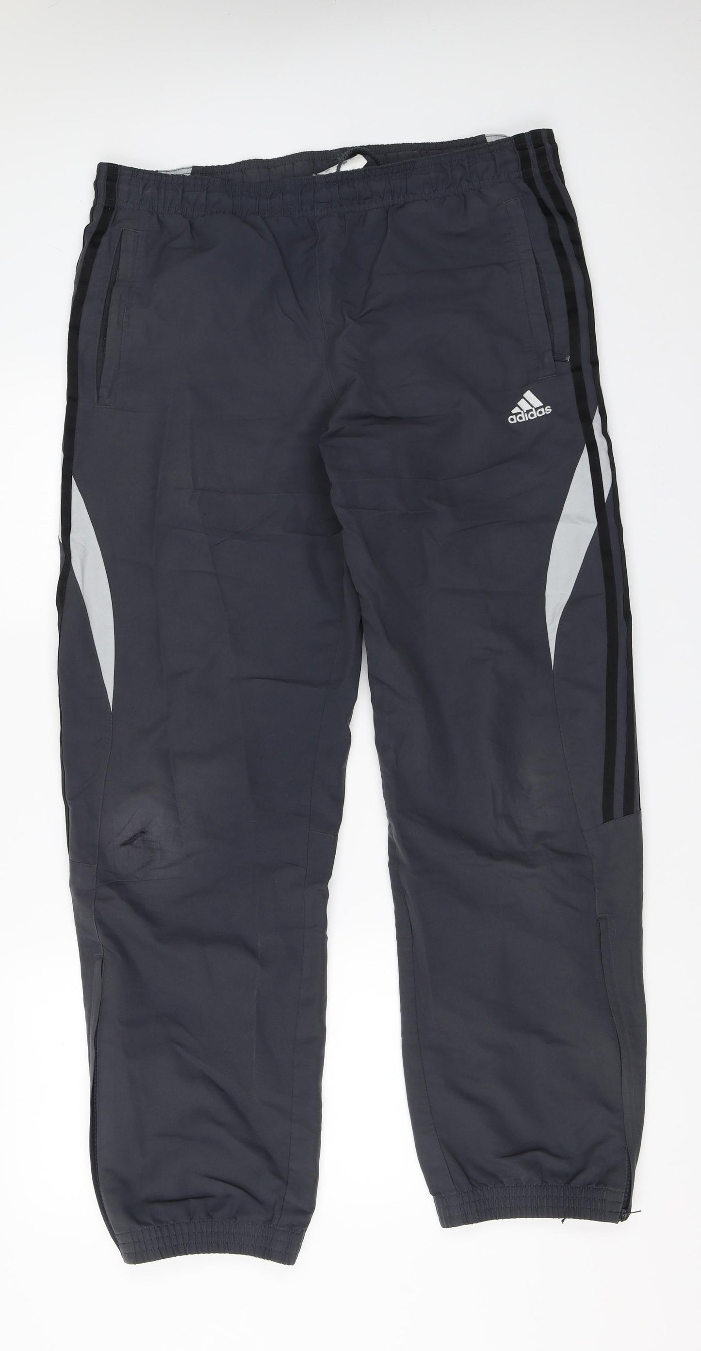 adidas Mens Grey   Jogger Trousers Size M L31 in