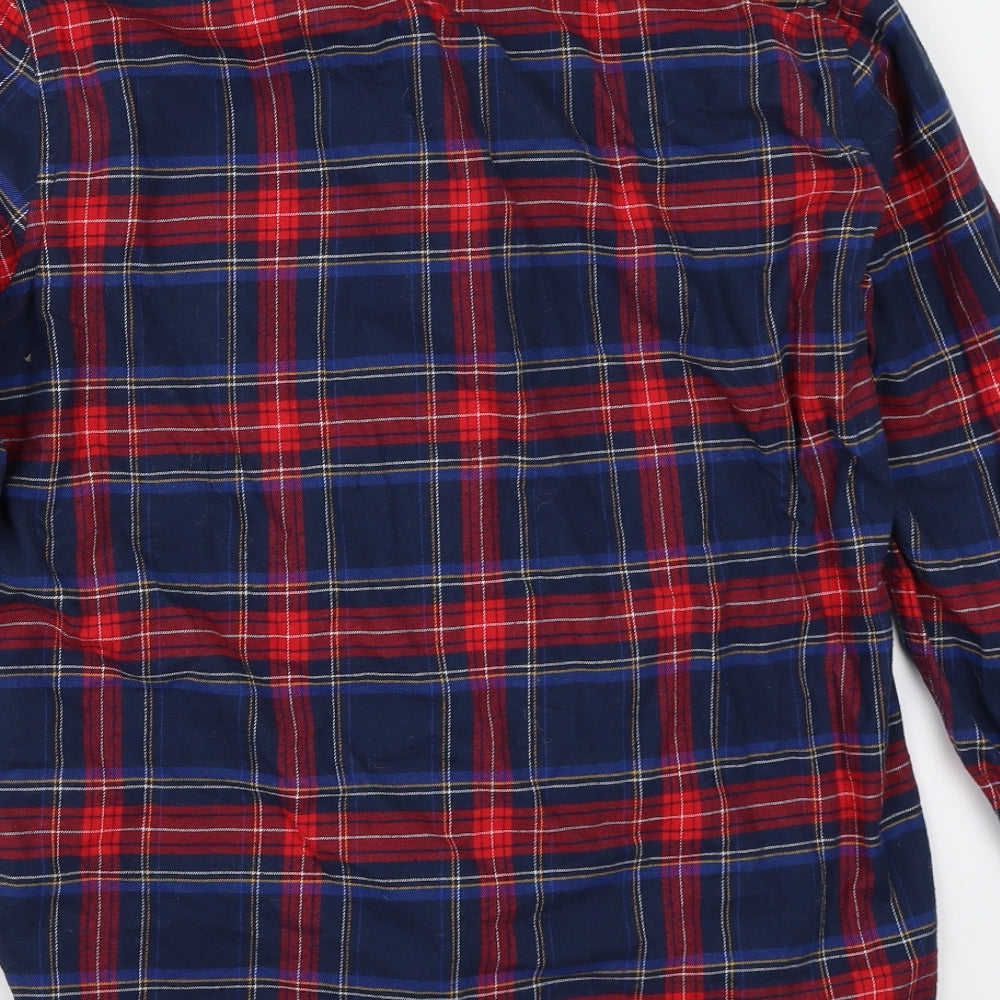 Levi's Mens Blue Check   Button-Up Size L