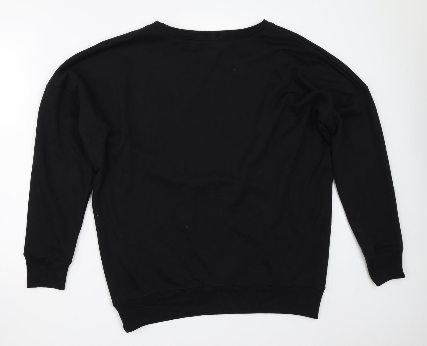 New Look Womens Black   Pullover Sweatshirt Size 10  - christmas