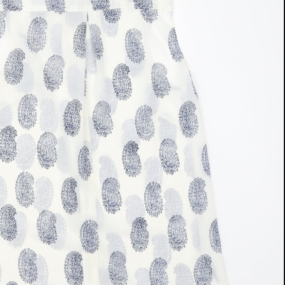 H&M Womens White   Basic Button-Up Size 34
