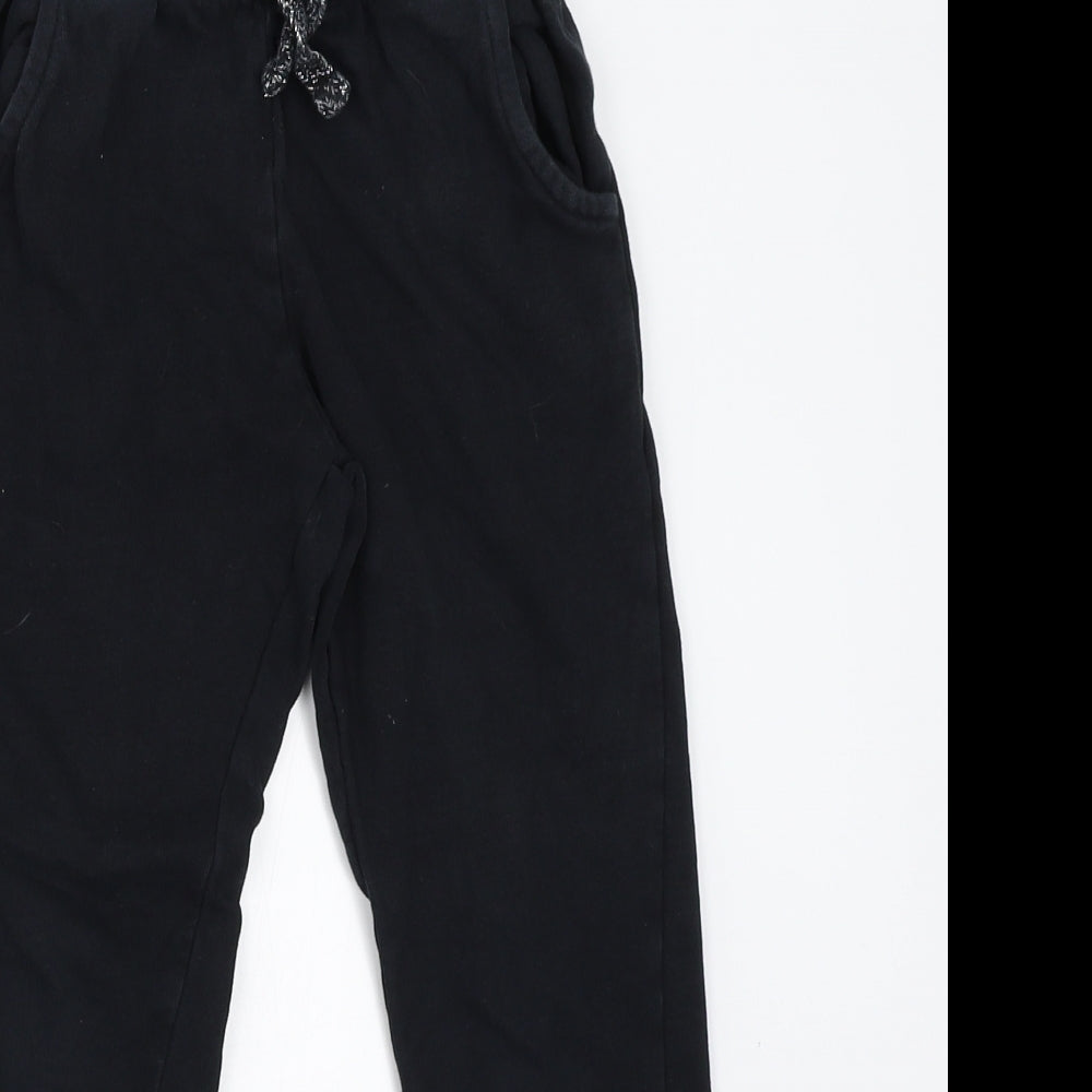 Pep&Co Girls Black   Jogger Trousers Size 8-9 Years