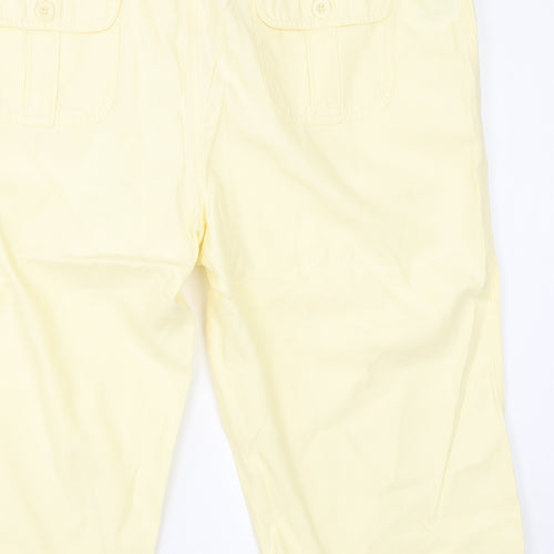 Papaya Womens Yellow   Cargo Shorts Size 18