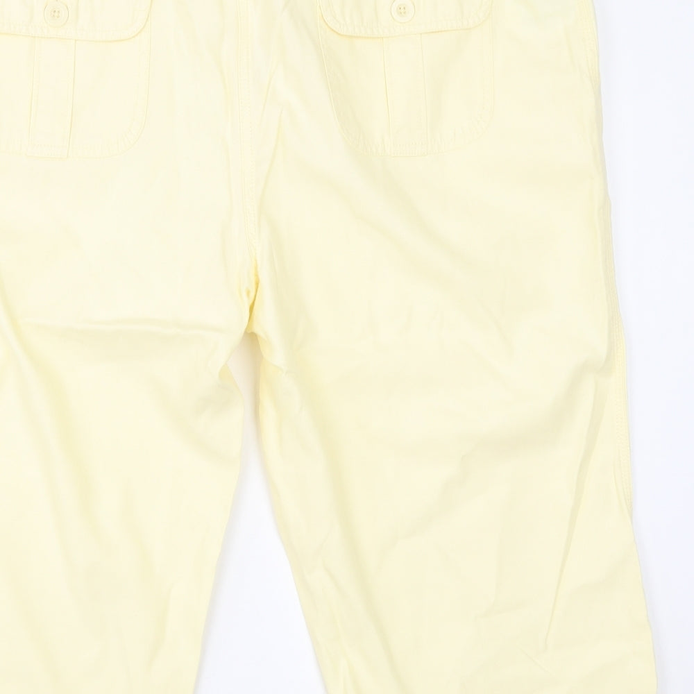 Papaya Womens Yellow   Cargo Shorts Size 18