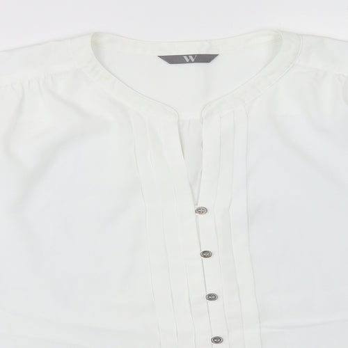 BHS Womens White   Basic Button-Up Size 20