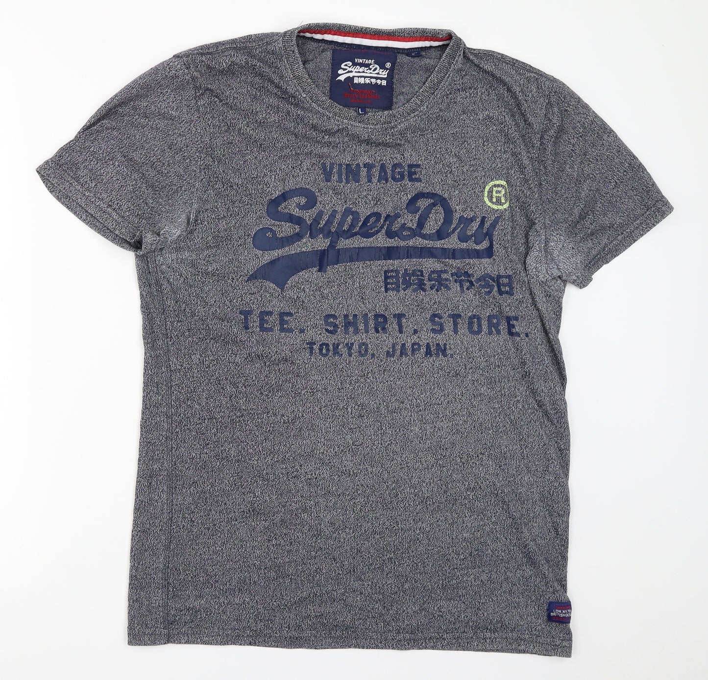 Superdry Mens Blue    T-Shirt Size L