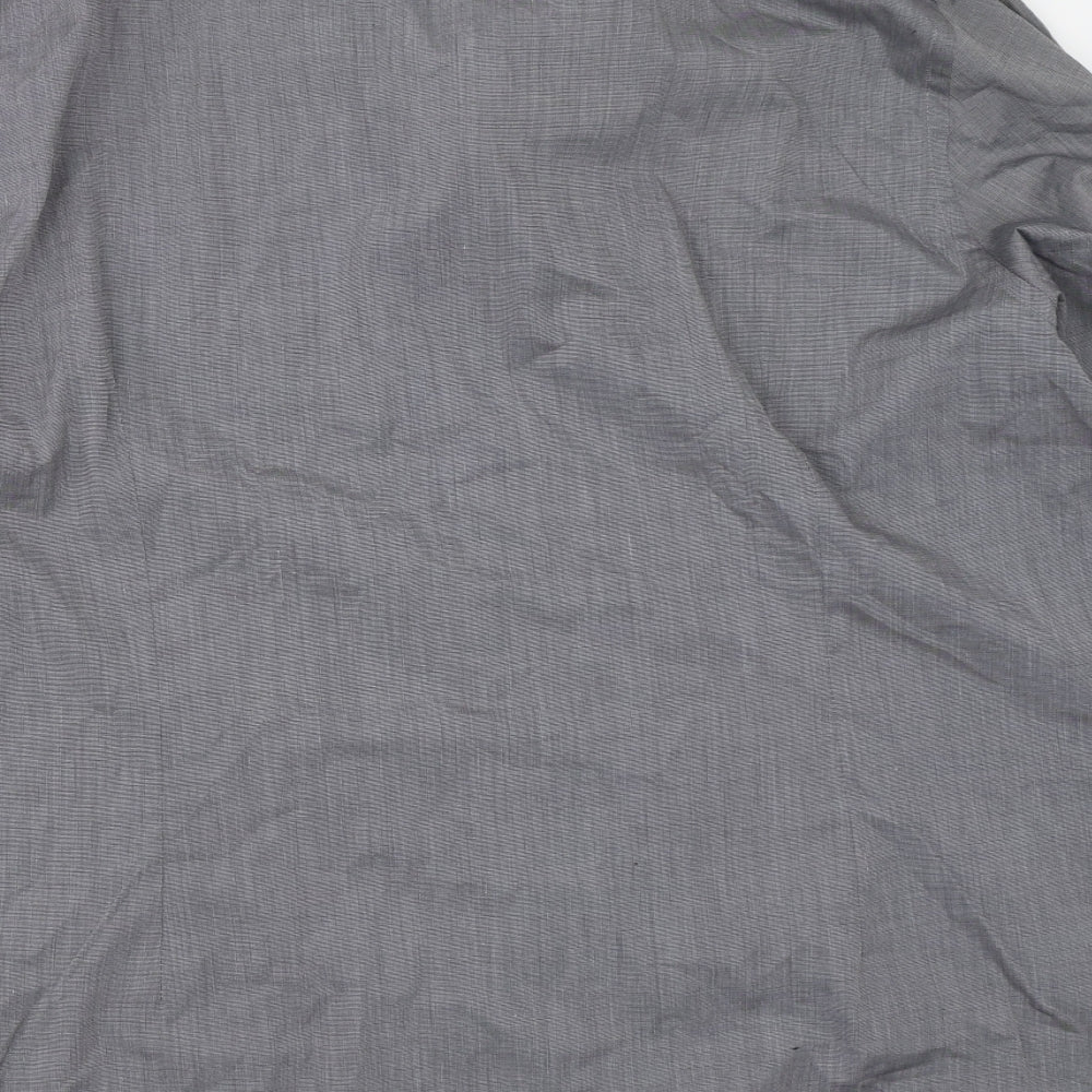 Debenhams Mens Grey    Button-Up Size 17.5