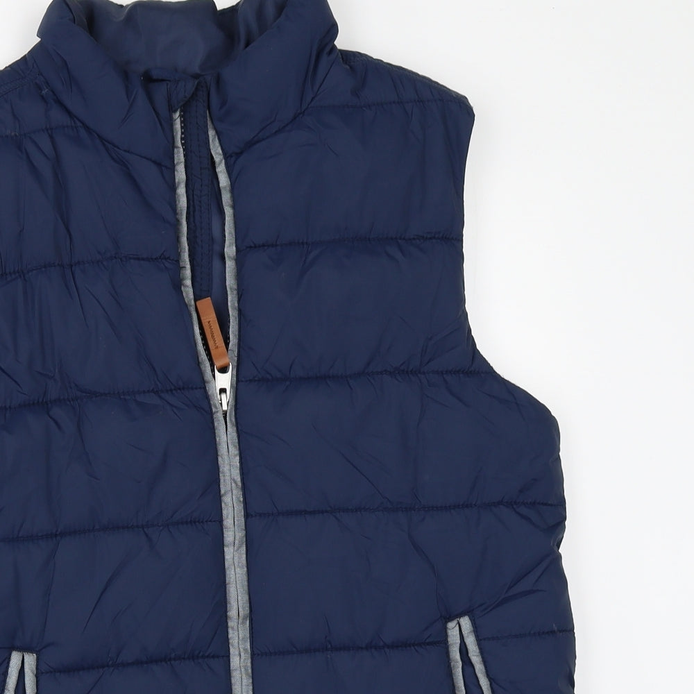 H&M Boys Blue   Gilet Coat Size 12-13 Years