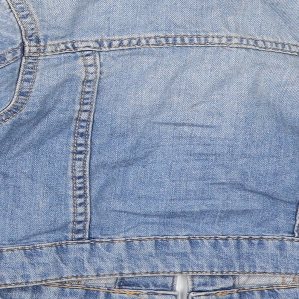 H&M Girls Blue  Denim Jacket  Size 9-12 Months