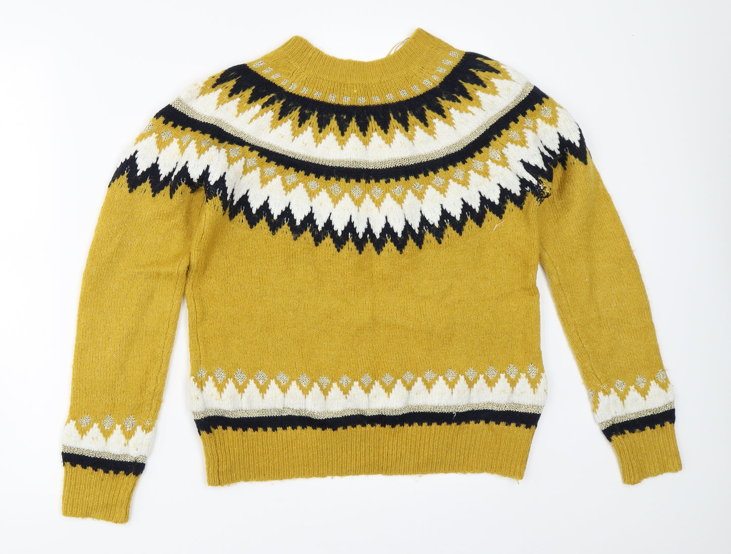 TU Womens Yellow   Pullover Jumper Size 10