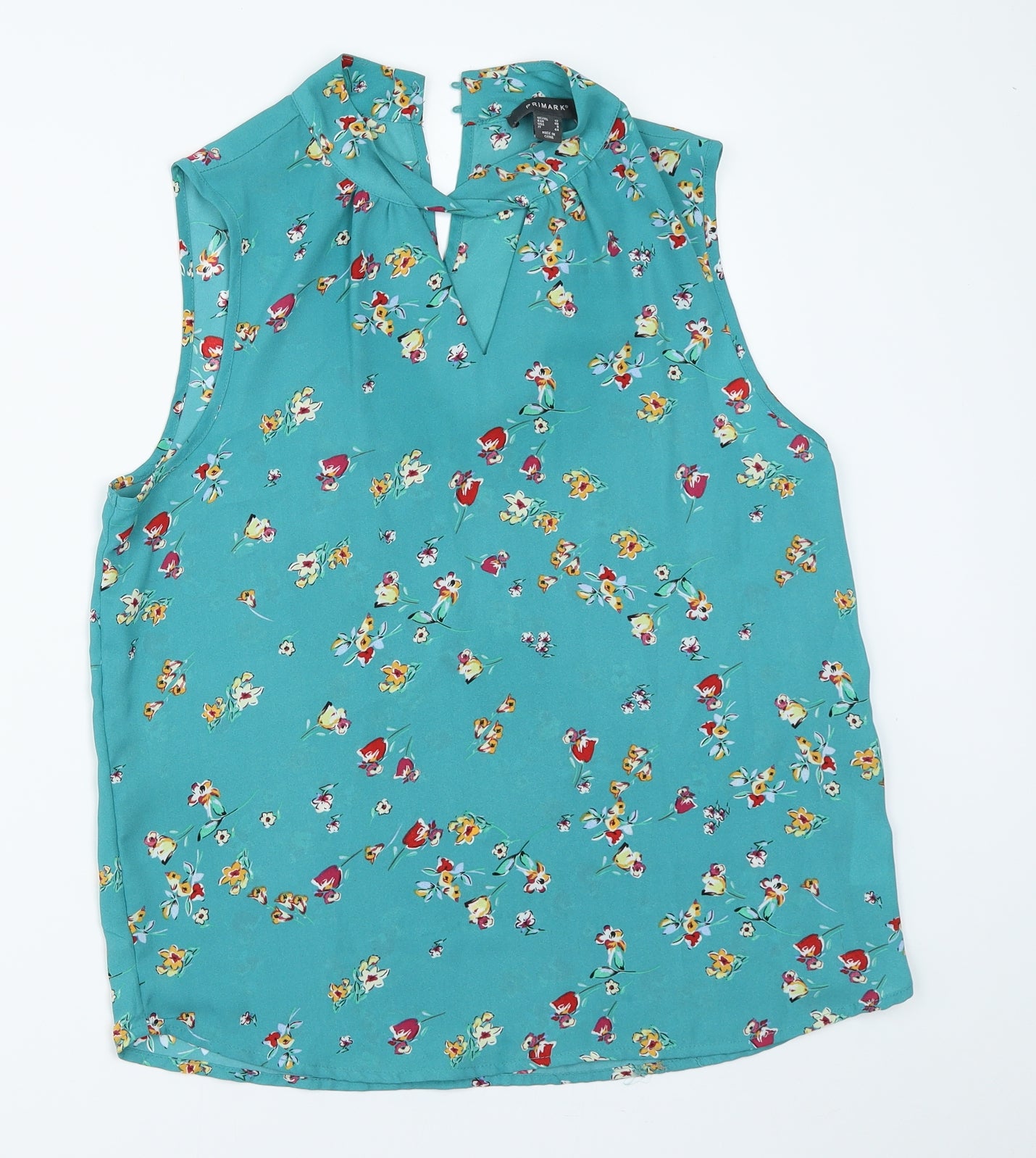Primark Womens Blue Floral  Basic Blouse Size 12