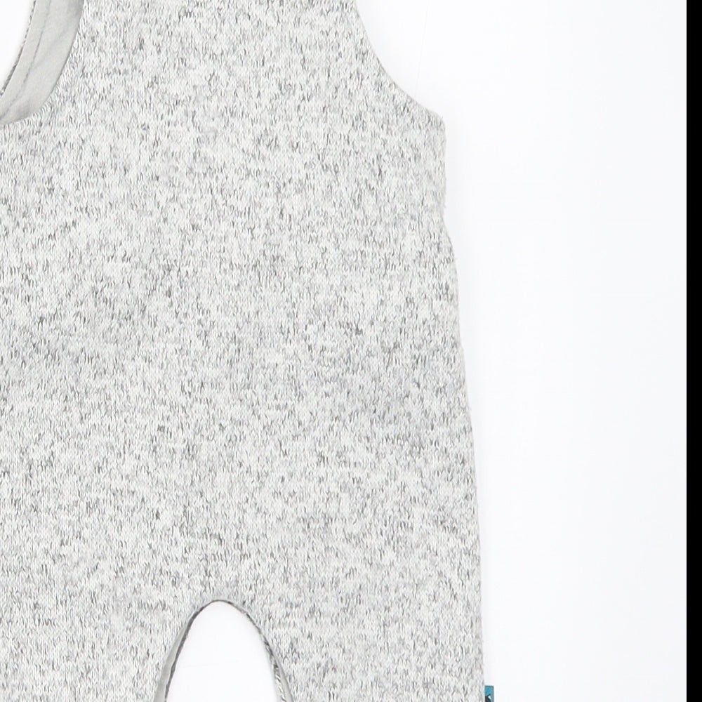 Nutmeg Boys Grey   Dungaree One-Piece Size 0-3 Months