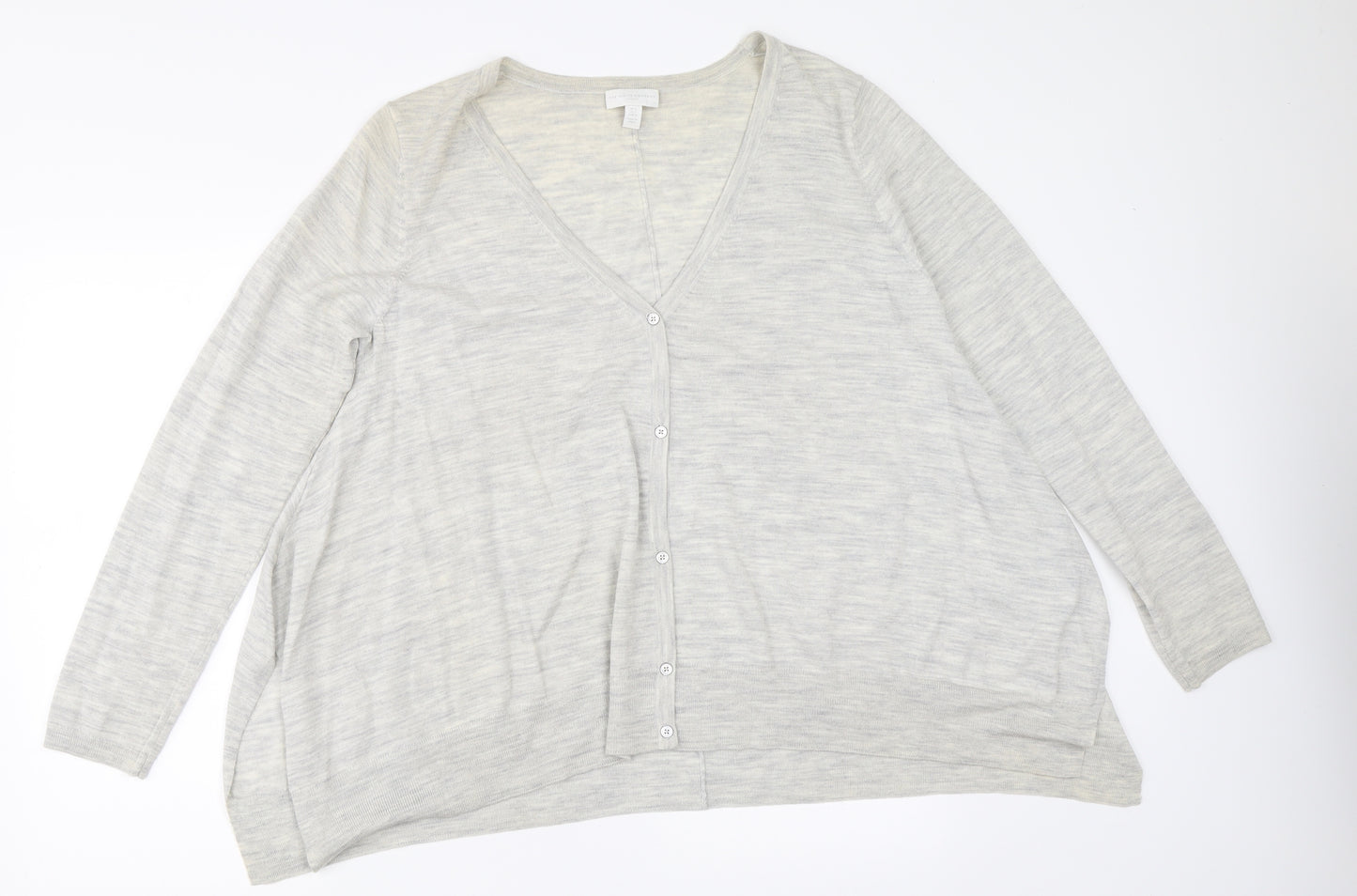 The White Company Womens Grey   Cardigan Jumper Size 16