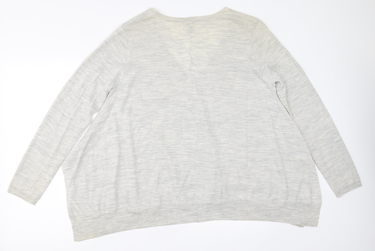The White Company Womens Grey   Cardigan Jumper Size 16