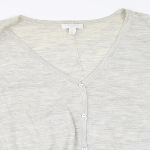 The White Company Womens Grey   Cardigan Jumper Size 16