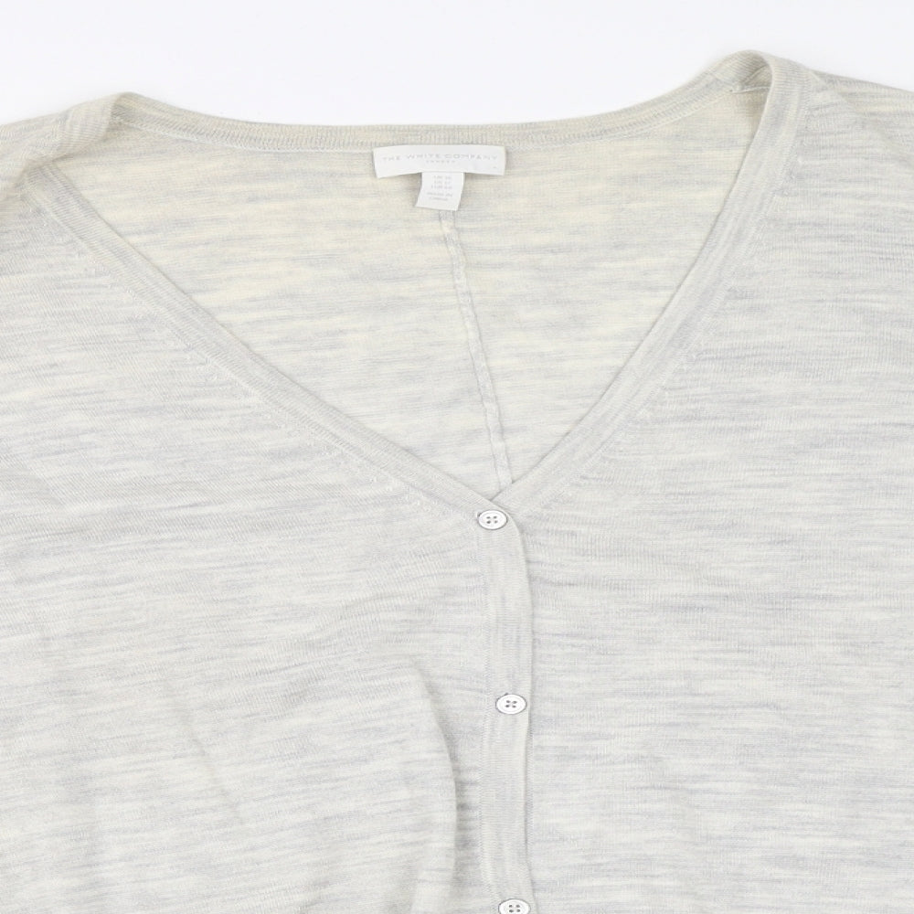 The White Company Womens Grey   Cardigan Jumper Size 16