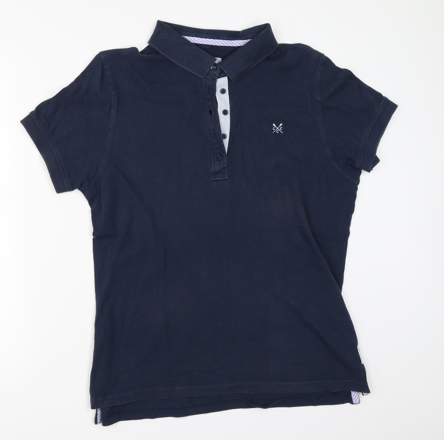 Crew Clothing Womens Blue   Basic Polo Size 16