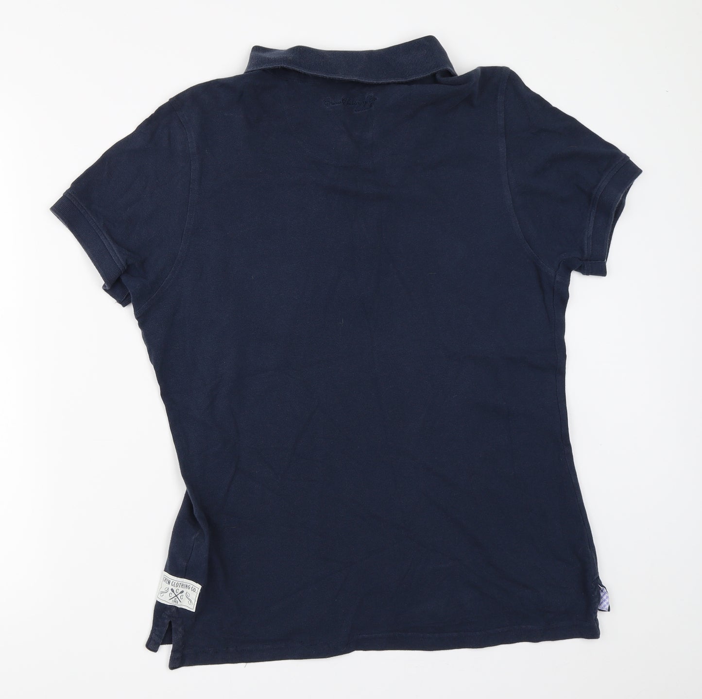 Crew Clothing Womens Blue   Basic Polo Size 16