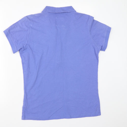 Crew Clothing Womens Purple   Basic Polo Size 16