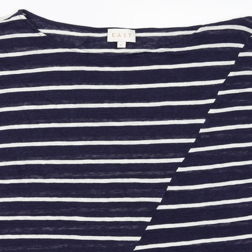 EAST Womens Blue Striped  Pullover Jumper Size XL