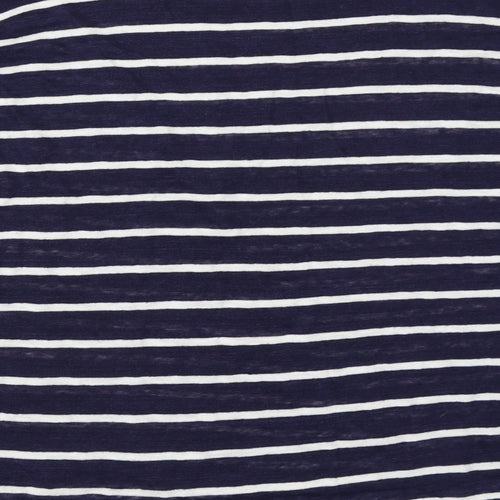 EAST Womens Blue Striped  Pullover Jumper Size XL