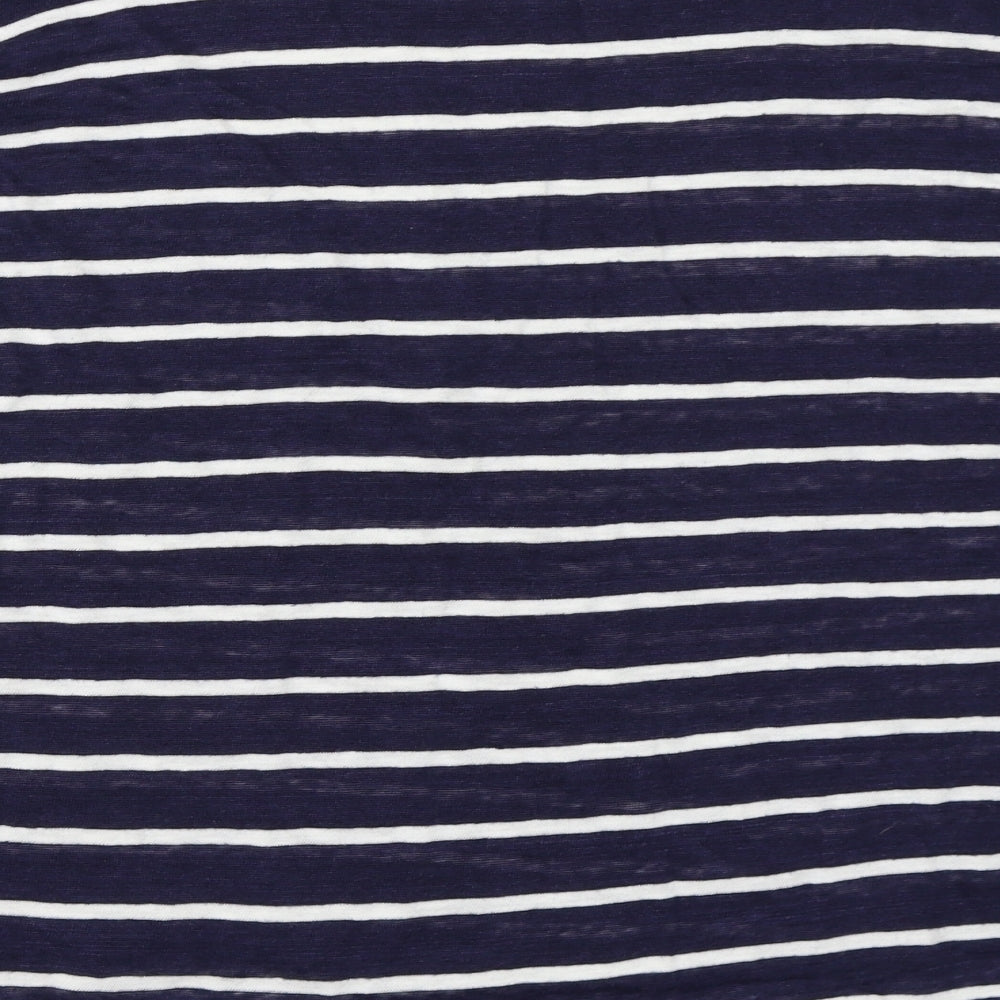 EAST Womens Blue Striped  Pullover Jumper Size XL