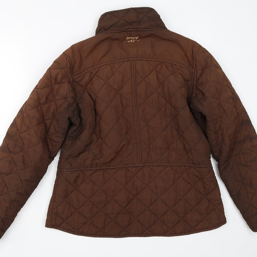 Toggi Womens Brown   Quilted Coat Size 14