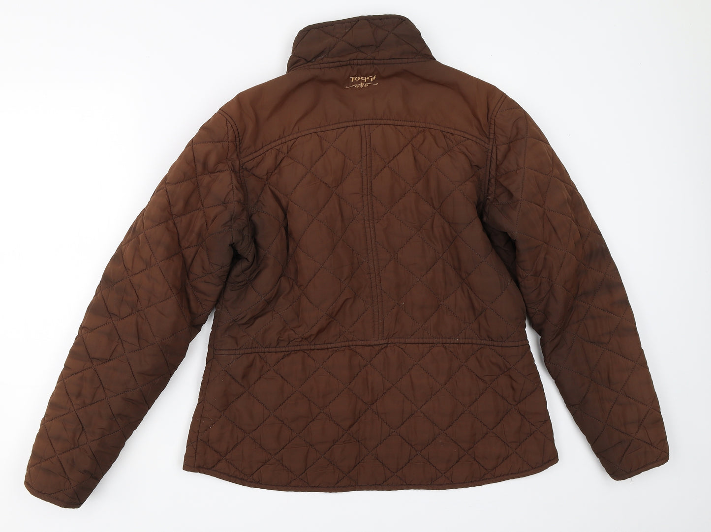 Toggi Womens Brown   Quilted Coat Size 14