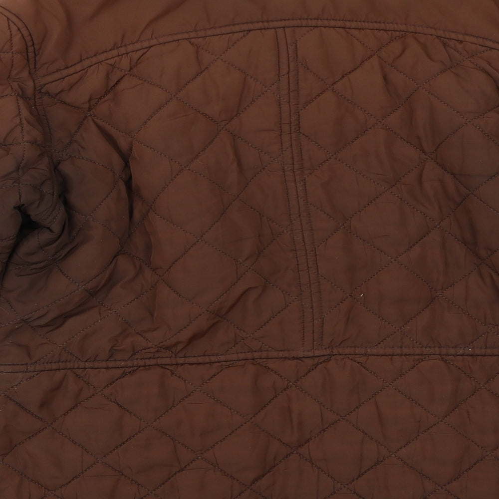 Toggi Womens Brown   Quilted Coat Size 14