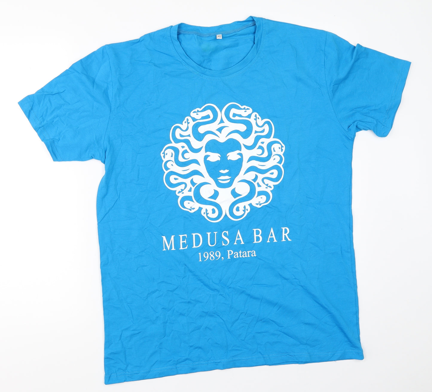 Preworn Mens Blue    T-Shirt Size 40