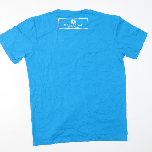 Preworn Mens Blue    T-Shirt Size 40