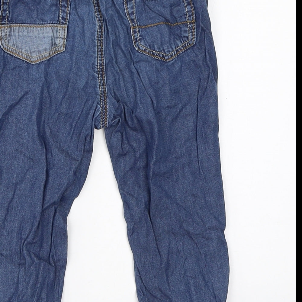 George Boys Blue  Denim Jogger Jeans Size 18-24 Months