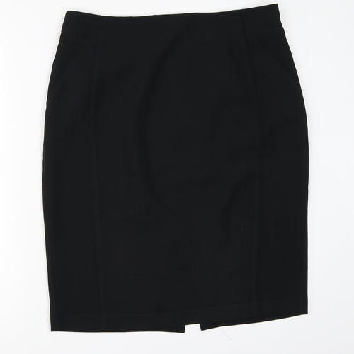 Dorothy Perkins Womens Black   Straight & Pencil Skirt Size 14