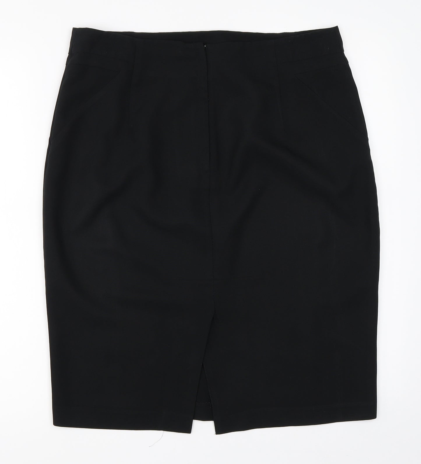 Dorothy Perkins Womens Black   Straight & Pencil Skirt Size 14