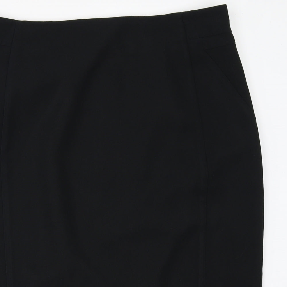 Dorothy Perkins Womens Black   Straight & Pencil Skirt Size 14